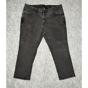 The Perfect Jean Jeans Mens 42x32 Tag Black Athletic Fit NYC Pant 27" Inseam